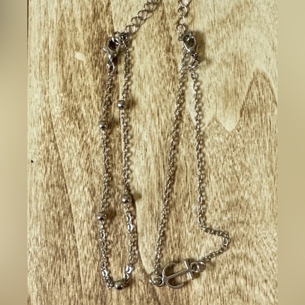 Silver Ankle Bracelet set